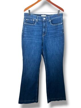 SPANX Dark Blue Flare & Wide Leg Jeans